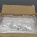 YFXCVSL 4 Tier Plastic Storage Bins with Lid 23.1QT, Stackable Storage Containers with Wheels, Folding Storage Boxes, Collapsible Storage Bins, Organizers and Storage for Living Room