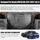 74112-TLA-A01 Manganese Steel Engine Splash Shield Guard for Honda CRV EX EXL 2017-2022 1.5L L4 High Impact Resistance | Heavy Duty Under Engine Cover Lid (Replace:74112TLAA01) 1.2mm