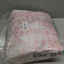 Washable Abstract Rug, 3x5 Modern Area Rugs with Non-Slip Rubber Backed for Bedroom, Thin but Soft Contemporary Carpet Kitchen Living Room Decor, Pink