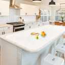 Silicone Mats for Kitchen Counter, Treerit 47.24"x 23.62" Extra Large Silicone Countertop Protector, Non-slip Heat Resistant Mats for Countertop, Shipped Rolled Up, No Creases, White Translucent