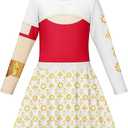 Girls Nova Zombies 4 Costume Dawn of The Vampires Movie Character Dress Outfits Clothes Wear Kids 150