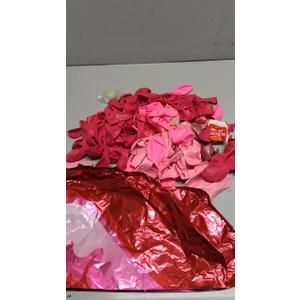 Pink Balloon Garland - Metallic Rose Gold Pink White Latex Balloons - for Pink Theme Party Girl Birthday Baby Shower