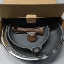 SENSARTE Nonstick Frying Pan Skillets, Swiss Granite Coating Omelette Pans, Healthy Cookware Chef's Pan, Free of Intentionally Added PFOA (8+11Inch with Lid) (Gray)