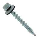 Fasteners Plus ST Fastening #10 x 1-1/2" Kwikseal Woodbinder Metal Roofing Screws Metal-to-Wood Galvanized (Pack of 250)