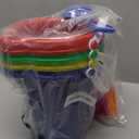 Beach Buckets and Shovels for Kids Bulk - Strong Large Sand Bucket for Toddler Beach Toys for Kids 3-10, SandBox Toys, 4 Pcs