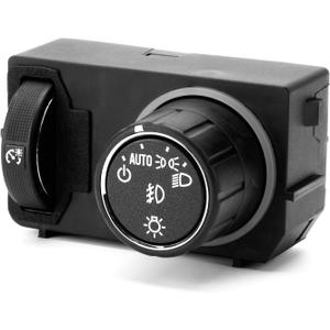 Headlight Switch Control Knob for 2014-2019 Chevy Silverado 1500 2500 3500 Suburban Tahoe,GMC Sierra 1500 2500 3500 Yukon,2019-2024 Chevy Silverado 4500-6500,Fog Light Dimmer Switch 23187804 84154108
