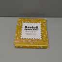 IMPRESA Silicone Ravioli Spoon Rest - 6.5 in, Pasta Drip Catching Utensil Holder - Novelty Ravioli Shape for Italian Kitchen Decor - Dishwasher Safe Silicone Kitchen Gadget