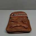 FADEON Small Backpack Purse for Women Designer PU Leather Roomly Mini Backpacks Multi Pocket Fashion Shoulder Backpack