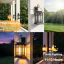 Brightever 4-Pack Solar Lanterns Outdoor Waterproof, 2026 Upgraded Flickering Flame Solar Lantern Outdoor Lights, Solar Powered Hanging Lantern Lights for Outside Patio Garden Yard Table Decor
