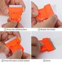 7 x 2 Pack Razor Blade Scraper Plastic Razor Blade Scraper Scraper Tool with Extra 10 Plastic Razor Blades and 10 Metal Blades for Adhesive Remover Removing Labels Stickers Taping on Glass Windows