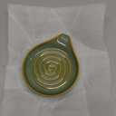 Spoon Rest for Stove Top, Countertop Spoon Holder with Handle for Easy Hold, Farmhouse Decor, Utensil Rest for Spoons, Ladles, Tongs, Spatula, Blue and Green