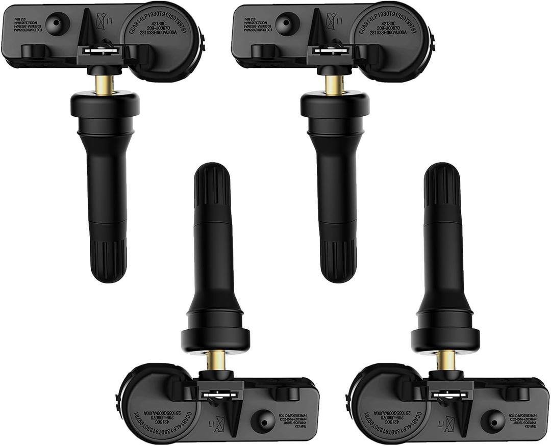 JWEELY TPMS Sensors for Ford F150 F250 F350 F450 F550 2009-2014, Escape 2009-2019, Fusion 2009-2016, Lincoln MKX MKC MKS, Pre-Programmed Tire Pressure Replace Sensor, 9L3Z1A189A 4 Pack