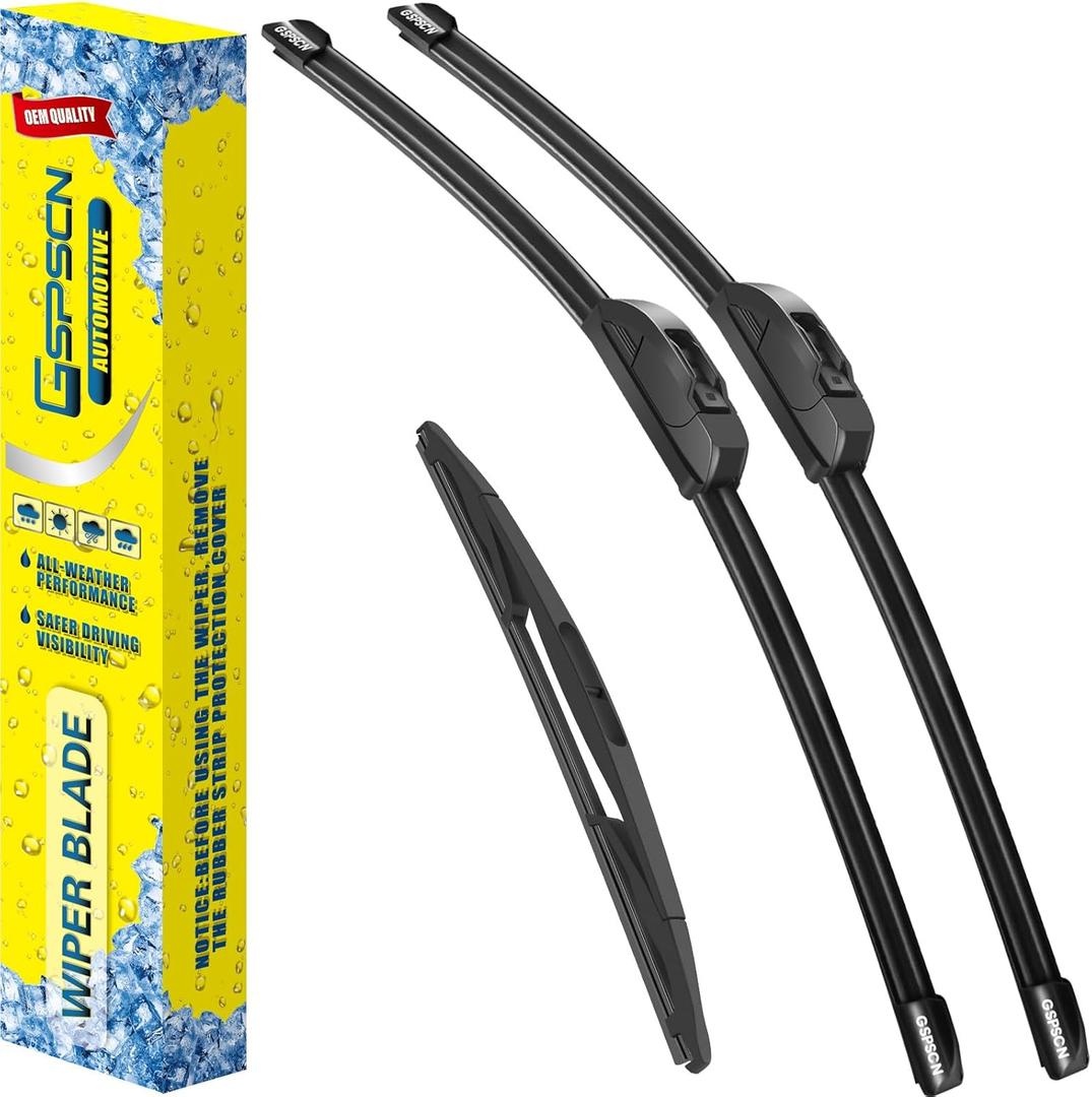 GSPSCN 3 Wipers Replacement for Dodge Magnum 2008 2007 2006 2005Original Equipment Windshield Wiper Blades 22"+22"+10" (Set of 3) J Hook
