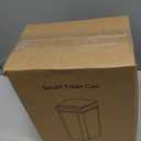 Bathroom Trash Can with Lid, KOEYLE 2 Pack 2.2 Gallon Automatic Touchless Garbage Can, Small Motion Sensor Smart Trash Can, Slim Waterproof Trash Bin for Bedroom, Bathroom, Office, Living Room (Black)