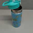 Zak Designs Bluey Sage Kids Water Bottle For School or Travel, 14oz Stainless Steel Water Bottle With Straw, Handle, and Leak-Proof, Pop-Up Spout Cover (Bluey & Bingo)