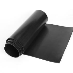 WochiTV Solid Rubber Strips Rolls, 24" Wide x 1/16" Thick x 24" Long Neoprene Rubber Sheets Perfect for DIY Gasket Material, Sealing, Liner, Shield, Padding, Mat (24" W X 24" L)