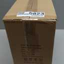 Industrial Motion Sensor Outdoor Flush Mount Ceiling Light, Water Ripple Glass Square Black 2-Light Ceiling Lamp for Porch, Entryway, and Garage, Timer and Sensitivity Adjustable (Single Box)