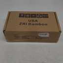 Bamboo Spice Rack Cabinet Organizer - 3 Tier Wooden Expandable Walnut Display Shelf (Brown)