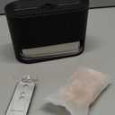 BOHOFAM Essential Oil Diffuser with Himalayan Salt lamp,Double Flame/Jellyfish 2 Mode Aroma Diffuser/Humidifier, Colorful Lights,4 * 10ML Hotel Collection Diffuser Oils Scents,for Home Bedroom(Black)