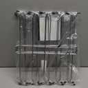 ZEDODIER Legging Organizer for Closet Hanging, 2 Pack Rotatable Sturdy Hanger for Girls' and Adult XS/S Leggings, Holds Up to 20 Leggings, Space-Saving Closet Organizers and Storage, Silver