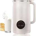 Nut Milk Juice Maker Machine, 40oz Homemade Soy, Almond, Oat, Coconut, Plant Based and Non Dairy Beverages, 8 in 1 Automatic Soybean Machine With Delay Start/Keep Warm/Boil Water
