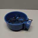 PETLESO Indoor Pet Small Heated Water Bowl, Cat Thermal Bowl in Winter, 600ML Hanging Heated Water Bowl for Rabbit Cage Dog Crate, Indoor USB Portable Warm Dish for Dogs Cats Rabbits Birds, Blue