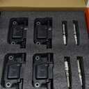 A-Premium Set of 8 Ignition Coil Pack and Iridium Spark Plugs Compatible with Chevrolet Silverado, Tahoe, Camaro, Suburban, Corvette & GMC Sierra, Yukon & Cadillac Escalade, CTS