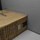 LANDSUN Executive Mid-Back Home Office Swivel Desk Chair with Armrests and Wheels - Faux Leather Soft Padded Seat Upholstered Ergonomic Computer Chair - Black