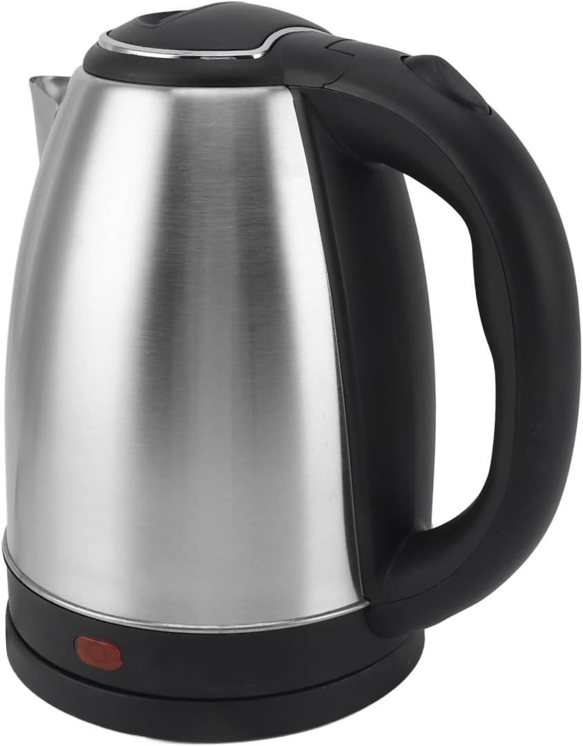 ZJchao Electric Kettle Stainless Steel 2L 1500W Fast Water Boiler Tea Coffee Auto Shut Off (US Plug 110V)