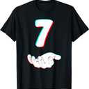 Funny 67 Six Seven Meme Couple Matching Halloween Costume T-Shirt, M