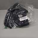 Women's Button Down Knit Cropped Cardigan Short Puff Sleeve Crewneck Casual Open Front Sweater Tops with Pockets  S