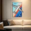 Display Wallboard Compatible with Lego 11378 Douglas DC-3 PAN AM Airliner