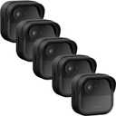 Silicone Case Cover for Blink Outdoor 4 (4th Gen) - Weatherproof, Anti-Scratch, Full Camera Protection, 5Pack (Black)