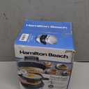 Hamilton Beach Breakfast Sandwich Maker with Egg Cooker Ring, Customize Ingredients, Perfect for English Muffins, Croissants, Mini Waffles, Perfect White Elephant Gifts, Silver (25475) (Single)