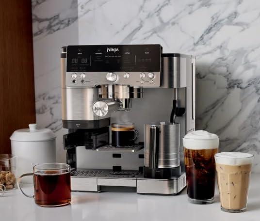 Ninja Luxe Cafe Signature Series ES655CCO 3-in-1 Espresso, Coffee and Cold Brew Machine 