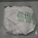 NICETOWN White Linen Sheer Curtains and Drapes 84 inches Long, Rod Pocket & Back Tab semitransparent with Light Through Vertical Window Treatments for Sliding Glass Door & Living Room, 52"W, Set of 2