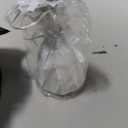 Beistle White Metallic Plastic Wrapped Balloon Weights For Birthday Parties, Weddings, Anniversaries, Table Décor, Celebrating With You Since 1900, 5.5" x 2.5", 6 Piece