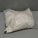 10x10ft Wrinkle Free Ivory Backdrop Curtain for Parties Soft Fabric Drapes Wedding Ivory Curtain Backdrop for Birthday Party Decorations Background for Photography 5x10ft,2 Panels