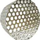 PVC Termination Mesh Vent Cover, Furnace&Roof Vent Cap, OD 2.4in to 2.98in Multihole Vent Mesh for 2.5in to 2.98in ID Pipe, Stainless Steel Conical Vent Mesh, Used for Keep Birds and Leaves Debris Out