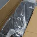 10ft Firewood Log Rack with Cover Outdoor, Heavy Duty Indoor Outdoor Firewood Storage Log Rack with Cover Combo Set Black