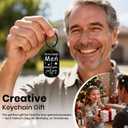 2 x Valentines Day Gifts for Him, Drive Safe Keychain, Christmas Gifts for Men Keychain, Father's Day Gifts for Husband from Wife, Birthday Anniversary Retirement Valentines Day Presents for Him Husband