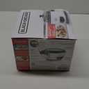 BLACK+DECKER 6-Cup Rice Cooker, RC506, 3-cup Uncooked Rice, Steaming Basket, Removable Non-Stick Bowl, One Touch