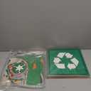 Trash Truck Birthday Decorations, Garbage Truck Photo Booth Props Set, Garbage Truck Cardstock Standee with Recycling Box Decorations for Birthday Party or Baby Shower Decor
