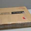 Cat Litter Box Enclosure with Soft Litter Mat; Hidden Cat Washroom Furniture with Door; Handwoven Rattan Cat House; Pet Crate for Living Room, Bedroom, Balcony (Natural)