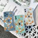 Sloth Magnetic Case for iPhone 12/12 Pro with MagSafe Wireless Charging Clear Cute Lovely Painting Girls Woman Soft Slim TPU Anti-Scratch Shockproof Protective Case