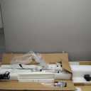 ErGear Height Adjustable Electric Standing Desk, 48 x 24 Inches Sit Stand up Desk, Memory Computer Home Office Desk with Two-Piece Desktop (White)