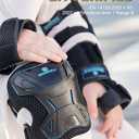 MOUNTALK Kids/Toddler Unisex Skate Pads Protective Gear Set with Elbow, Wrist & Knee Pads (Pink, 3-8 Years, Skateboarding, Cycling, Skating)