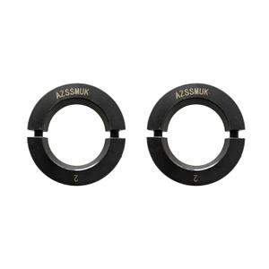 Shaft Collar Bore 2'' Double Split Black Oxide Set Screw Durable Shaft Collars Suitable for Machinery and Industrial Use 2 Piece