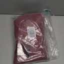 ZeeMart Basic Linen Textured Table Cloth, 60 x 104 Inch Burgundy, Farmhouse Style Rust Rectangle Tablecloth, Wrinkle Resistant Washable Heavy Weight TableCloths