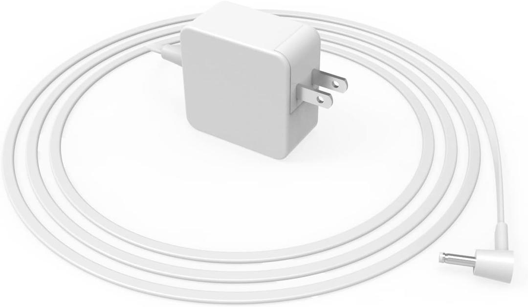 AC Charger Compatible with Google Home Hub, Nest Hub, 1 and 2 Generation Smart Speaker Wall Power Supply Adapter Cord